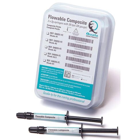 Quala Q40255 Flowable Dental Composite Syringes B1 2/Pk 2gm in Kuwait