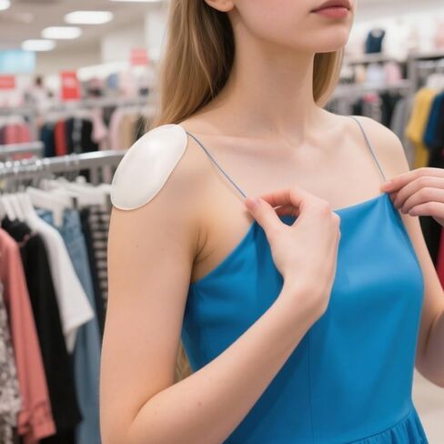 Women'S 3 Pairs Silicone Shoulder Pads, Adjustable Height, Self-Adhesive And Removable, Transparent For Comfortable Support, Ideal For Diverse Women'S Clothing in Kuwait