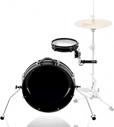 مجموعة الطبول المحمولة من سلسلة Traveler، طبلة UFO Gong Bass 20x3.5، Snare 10x1.5، أغطية من الفولاذ الكربوني، مع مجموعة عجلات دوارة in Kuwait