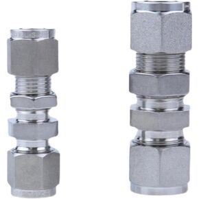 1 قطعة 2000-PSI-SS316L 1/16 "-1" 3-25 مللي متر أنبوب OD ضغط الاتحاد SUS316L الفولاذ المقاوم للصدأ مقرنة وصلة أنابيب مع قفل الجوز (19.02 مللي متر 3l4 بوصة) in Kuwait