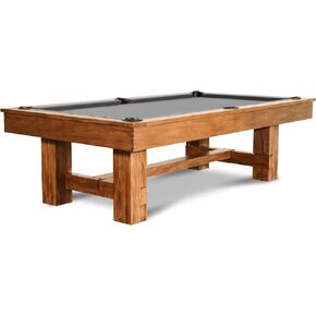 Nixon Billiards - Presli Slate Billiard Pool Table (Native Acacia, 8 ft) in Saudi Arabia