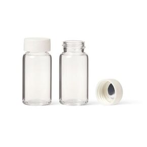 United Scientific® Scintillation Vials, 20 mL, with Attached White Urea Cap (Size 22-400) and Cork foil Liner in Kuwait