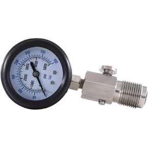 Air Tank Pressure Checker for Scuba Diving with 350Bar Gauge,Diving Gauge(BlackSilver B) in Kuwait