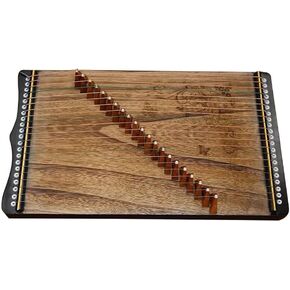 Guzheng, Various Patterns, 21 Strings, Portable Zither with Accessories(D) in Saudi Arabia