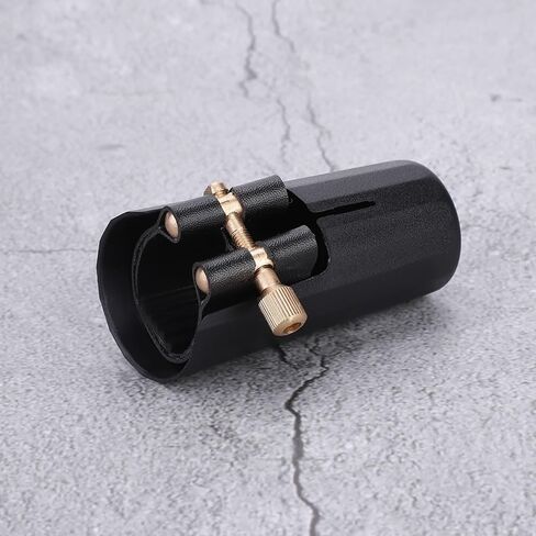PU Bb Clarinet Ligature with Plastic Cap for Clarinet Bakelite Mouthpiece - Ligature Fastener Mouthpiece Cover Secure Reed Holder in Kuwait