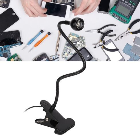 Naroote 3W Glue Curing Lamp, USB Powered Light with 395nm Wavelength & 8mm Gooseneck, for Phone Repair, Resin Curing, Fluorescent Detection in Kuwait