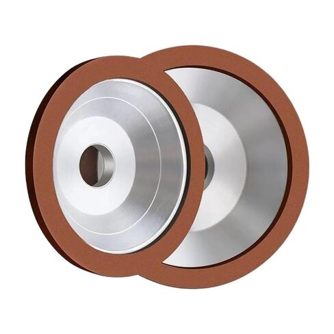 Bowl Shaped Resin Bond Diamond Grinding Wheel - 100mm/125mm/150mm for Knife Sharpening-1pc(240Grit D100x5x3mm) in Saudi Arabia