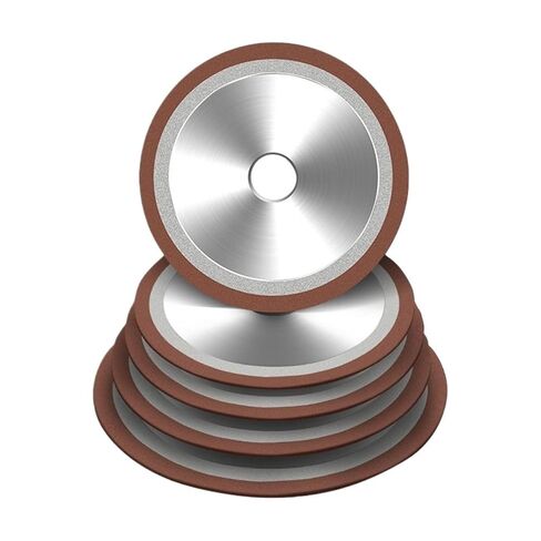 Resin Diamond Grinding Wheel - Precision Grinding Disc with Single Oblique Edge-1pc(180grit D125xH32mm) in Saudi Arabia