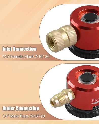 Nitrogen Purge Tool, 3 Mode Nitrogen Regulator Hvac, Adjustable Nitrogen Flow Regulator with 1/4" Flare Connection, Tool with PURGE & BRAZE Modes in Kuwait