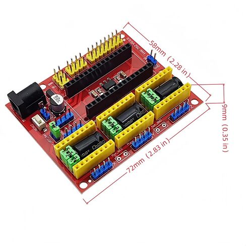 2 قطعة V4 CNC درع V4.0 آلة الحفر لوح تمديد للطابعة ثلاثية الأبعاد A4988 محرك متدرج سائق in Kuwait