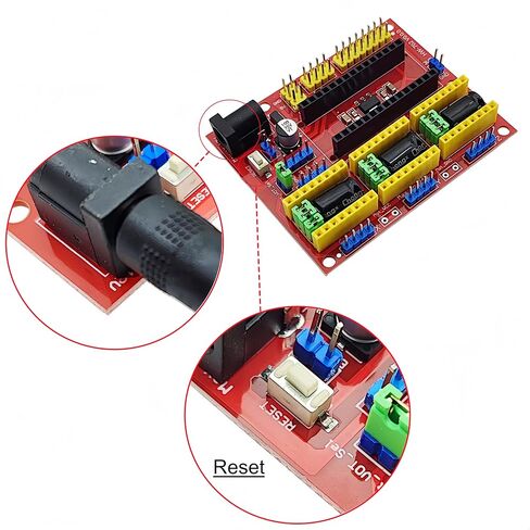 2 قطعة V4 CNC درع V4.0 آلة الحفر لوح تمديد للطابعة ثلاثية الأبعاد A4988 محرك متدرج سائق in Kuwait