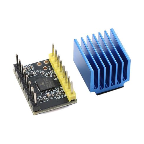 5Pcs TMC2209 Stepper Motor Driver Ultra-Quiet 3D Printer Module with Heat Sink Yellow Pin in Kuwait