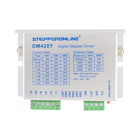 محرك متدرج رقمي من STEPPERONLINE CNC 0.3-2.2A 18-36VDC لـ Nema 14, 17, 23 محرك متدرج in Kuwait