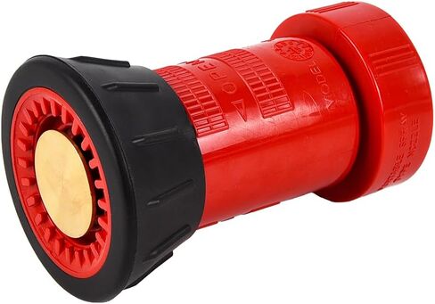 فوهة خرطوم حريق من البلاستيك الحراري من Tooloflife مع فوهة ضباب ذات تدفق ثابت من النحاس (2.5 بوصة) in Kuwait