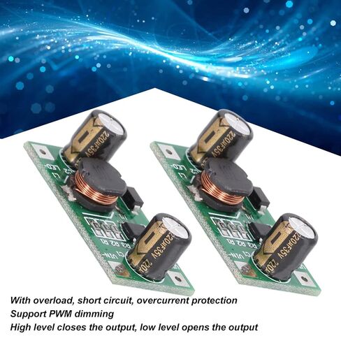 AUNMAS 6PCS 3W/2W LED Driver Module, Constant Current Module PWM Control 700mA Dimming DC 5-35V Input in Kuwait