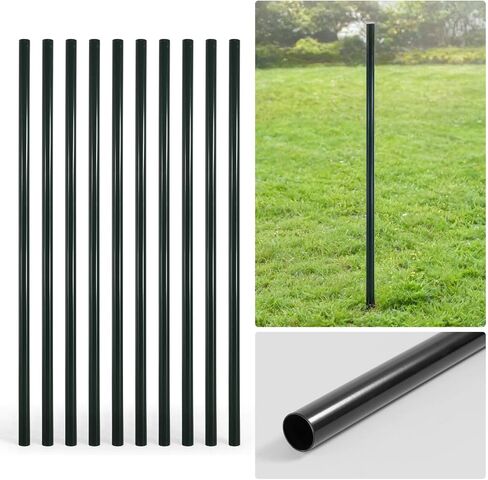 Fencer Wire Silver Galvanized Chain Link Fence Eye Top Rail Cap, Use for 1-7/8" Outside Diameter Post and 1-5/8" Top Rail, Loop Cap, Chain Link Fence Parts, Hardware for Gate, Post, 10 pc Set in Kuwait