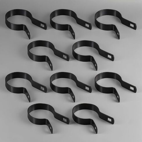 Fencer Wire Silver Galvanized Chain Link Fence Eye Top Rail Cap, Use for 1-7/8" Outside Diameter Post and 1-5/8" Top Rail, Loop Cap, Chain Link Fence Parts, Hardware for Gate, Post, 10 pc Set in Kuwait