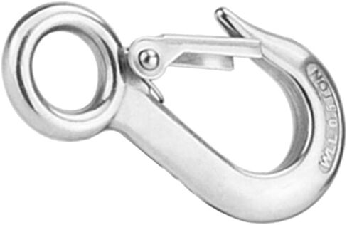 خطاف عين قوي من الفولاذ المقاوم للصدأ مع مزلاج Clevis لكابل الونش، ثابت .5T، 0.5T in Kuwait
