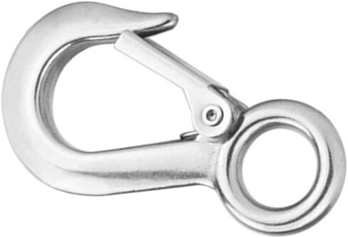 خطاف عين قوي من الفولاذ المقاوم للصدأ مع مزلاج Clevis لكابل الونش، ثابت .5T، 0.5T in Kuwait