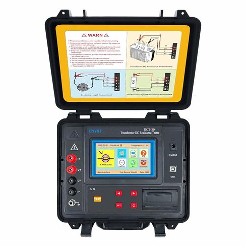Digital Transformer DC Winding Resistance Meter with Range 50.00kΩ | Test Current Range AUTO,10A,5A,1A,200mA,10mA for Measuring Transformer Winding Resistance And Conductor DC Resistance in Kuwait