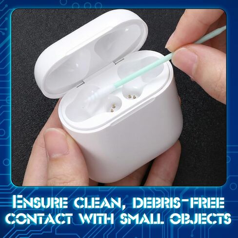 200 Pcs Cleaning Swabs, Lint Free Swab Micro Swabs High Density Foam Sponge for Inkjet Printer Precise Cleaning Swab for Electronics Ideal for Narrow Gaps and Optical Equipment in Kuwait