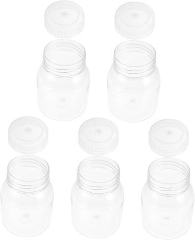 INOOMP 5pcs Wide Mouth Sample Storage Bottles 350ml PC Plastic Lab Bottles for Cell and Plant Tissue Culture with Easy Handling for Biological Engineering and Teaching in Kuwait