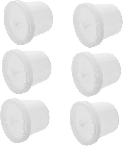 6 Pack 480ml Wide Mouth Plant Tissue Culture Jars with Vent Caps, Pp Plastic Sample Storage Bottles for Plant Growth and Laboratory Experiments, Excellent Visibility and Leak in Kuwait