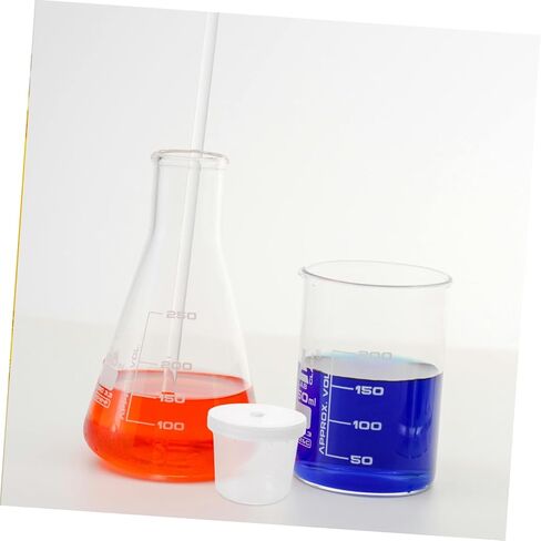 6 Pack 480ml Wide Mouth Plant Tissue Culture Jars with Vent Caps, Pp Plastic Sample Storage Bottles for Plant Growth and Laboratory Experiments, Excellent Visibility and Leak in Kuwait