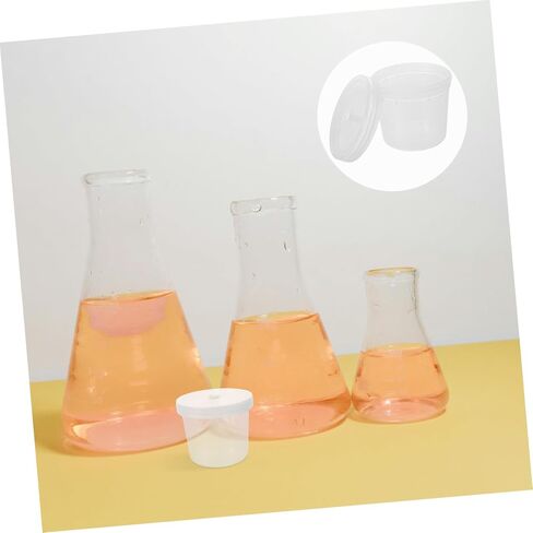 6 Pack 480ml Wide Mouth Plant Tissue Culture Jars with Vent Caps, Pp Plastic Sample Storage Bottles for Plant Growth and Laboratory Experiments, Excellent Visibility and Leak in Kuwait