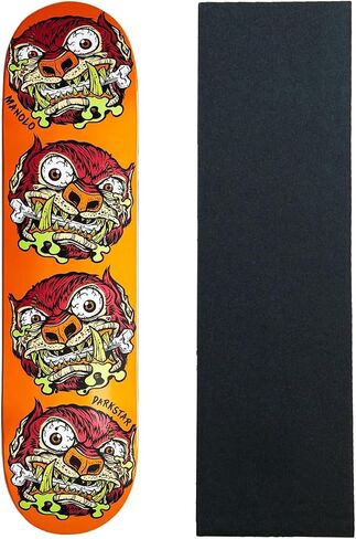 لوح تزلج Darkstar Manolo Robles Madballs Chrome R7 مقاس 8.0 × 31.6 بوصة مع مقبض in Kuwait