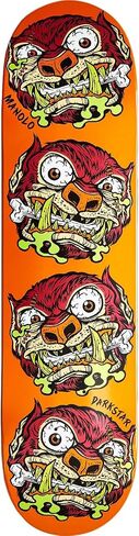 لوح تزلج Darkstar Manolo Robles Madballs Chrome R7 مقاس 8.0 × 31.6 بوصة مع مقبض in Kuwait