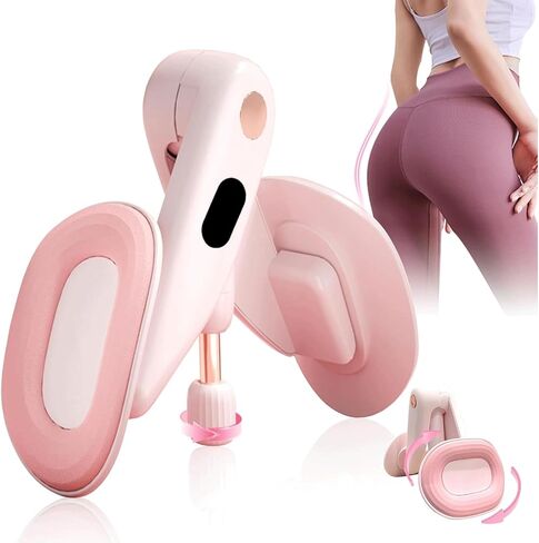 Thigh Trainer Thigh Exerciser for Women, 15-70lb Adjustable Resistance Inner Thigh Exerciser with Soft Pads, Thigh Trainer for Pelvic Floor Muscle Repair, Kegel Exercise in Kuwait
