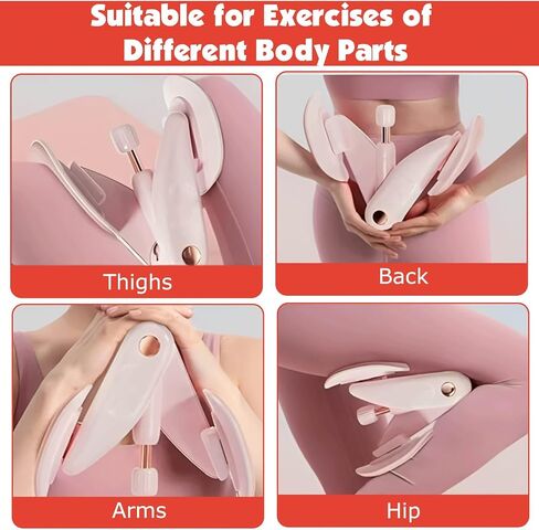 Thigh Trainer Thigh Exerciser for Women, 15-70lb Adjustable Resistance Inner Thigh Exerciser with Soft Pads, Thigh Trainer for Pelvic Floor Muscle Repair, Kegel Exercise in Kuwait
