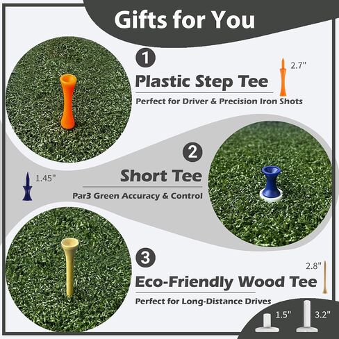 Fanshaw Premium Dual-Turf Golf Mat: 5x4ft/6x4ft 40MM-50MM Thickened for Backyard, Driving Range, Indoor & Outdoor Practice Hitting, Swing & Chipping, Ideal Gifts for Men Dad in Kuwait