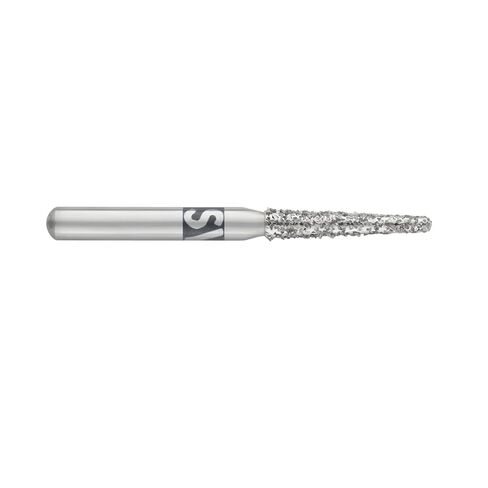 SS White 856-016SC Piranha Diamond استخدام مريض واحد لأسنان الأسنان، حبيبات خشنة للغاية، طول 22 مم، طول العمل 8 مم، قطر الرأس 1.6 مم، قطر الطرف 1 مم، شكل مستدق الطرف الدائري (عبوة من 25 قطعة) in Kuwait