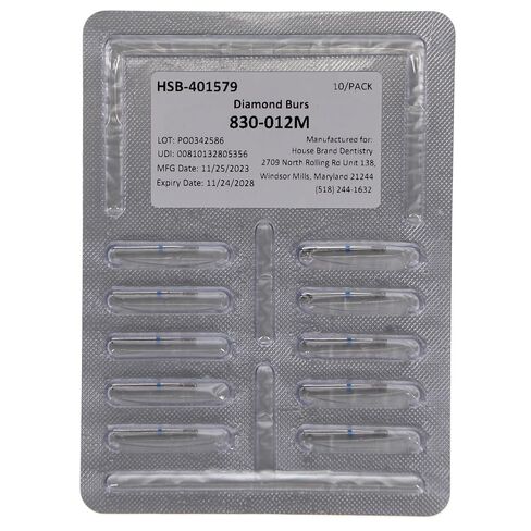 401579 HSB FG 830-012M أزيز ألماس كمثرى متوسط ​​الحصباء 10/عبوة in Kuwait