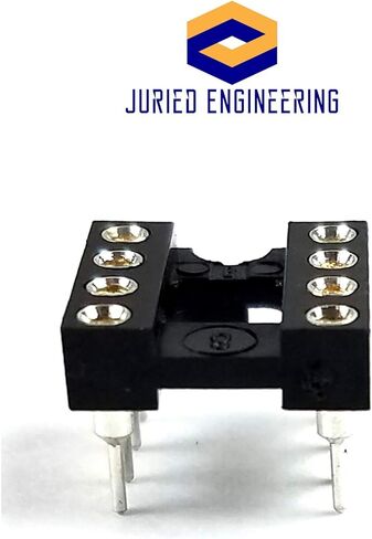 مضخم تشغيل مزدوج RC4558P IC ومقبس DIP ذو 8 سنون مع دبابيس اتصال آلية (عبوة من 20 قطعة) in Kuwait