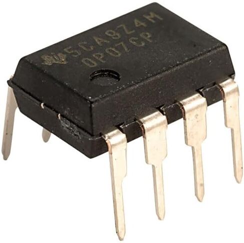مضخم تشغيلي OP07CP IC ومقبس DIP ذو 8 سنون مع دبابيس تلامس آلية صديقة للوحة التجارب (عبوة من قطعة واحدة) in Kuwait
