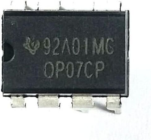مضخم تشغيلي OP07CP IC ومقبس DIP ذو 8 سنون مع دبابيس تلامس آلية صديقة للوحة التجارب (عبوة من قطعة واحدة) in Kuwait