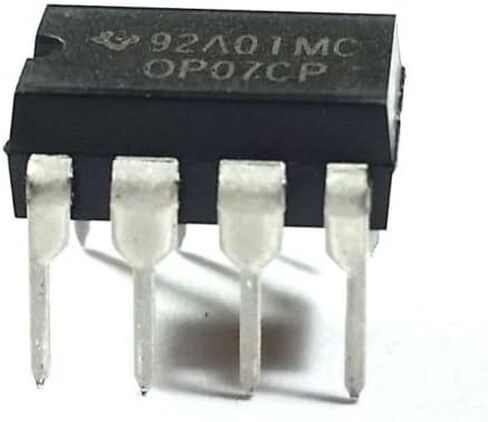 مضخم تشغيلي OP07CP IC ومقبس DIP ذو 8 سنون مع دبابيس تلامس آلية صديقة للوحة التجارب (عبوة من قطعة واحدة) in Kuwait
