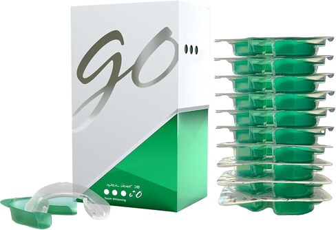 صواني تبييض الأسنان المعبأة مسبقاً من Opalescenc - 10% بيروكسيد الهيدروجين مع PF - (10 علاجات) نعناع - من صنع Ultradnt. 4635-1 in Kuwait