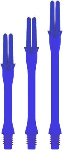 L-Style Dart Shafts: Durable Plastic Dart Shafts - Haruki Blue Slim 440 (Extra Extra Long) in Kuwait
