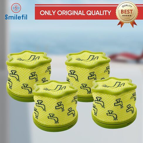 4 قطع مرشحات مسبقة ممتازة من Smilefil لسلسلة LG CordZero A9، متوافقة مع ADQ74774001 - مرشحات بديلة لموديلات المكنسة الكهربائية اللاسلكية LG A927KGMS، A925KSM، A913BM in Kuwait