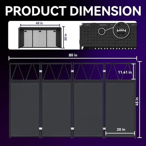 DJ Table Stand Portable DJ Booth，Heavy-Duty Foldable D J Facade Booth with Black & White Scrim All-Metal with Cable Hole and Carry Bag, for Parties,Events,Small Studios in Kuwait