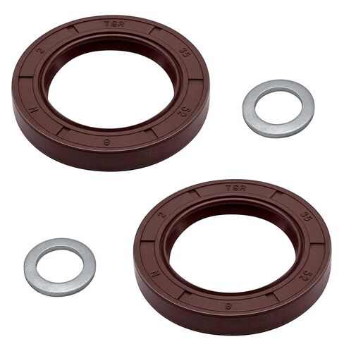 Strongthium 2PCS 35X52X8mm Oil Seal for Honda GX390 GX340 Predator Champion Duromax Generac 420 389 439 459 cc 91201-ZE3-004 in Kuwait
