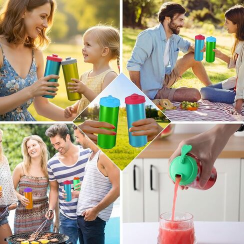 12 Pcs Soda Can Covers Lids Keep Fizz,7 Colors,Silicone,2-Shaped | Reusable Soda Lids for Cans,Can Caps Lids Soda for Beer,Drink,Cola, and Juice Cans,Preventing Leaks and Keeping Drinks Fresh in Kuwait