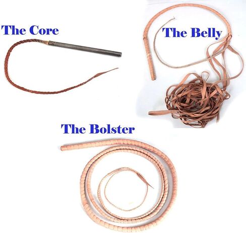 Bull Whip Handmade Blue & Black Paracord Nylon Equestrian Bullwhip 12-Plaits 04 FT Long Whip for Costume Use in Kuwait