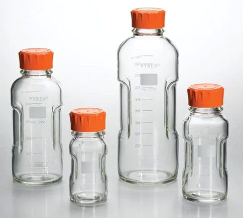 Corning 1399-500 Slim Line Media Storage Bottle, 500 mL Capacity (Pack of 4) in Kuwait