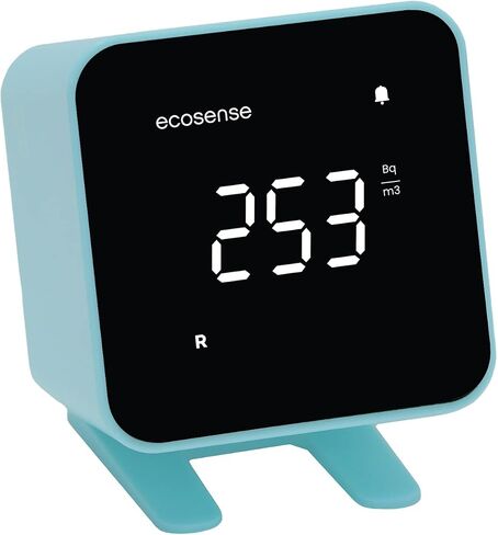 Ecosense EB100 EcoBlu، كاشف الرادون المنزلي، التقاط وعرض النتائج كل 10 دقائق، مراقبة مستمرة قصيرة وطويلة الأمد، سهل الاستخدام in Kuwait