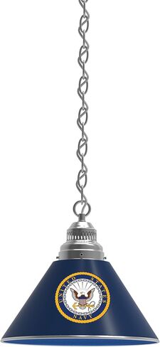 U.S. Navy Pendant Light with Chrome Fixture by Holland Bar Stool in Kuwait